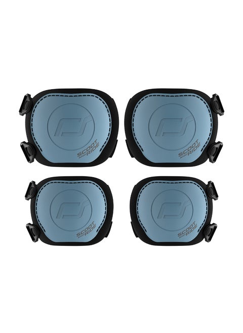 Scoot & Ride Protective Set XXS Steel – Knee & Elbow Pads with Adjustable Straps, Lightweight & Durable, Breathable Fabric for Active Kids