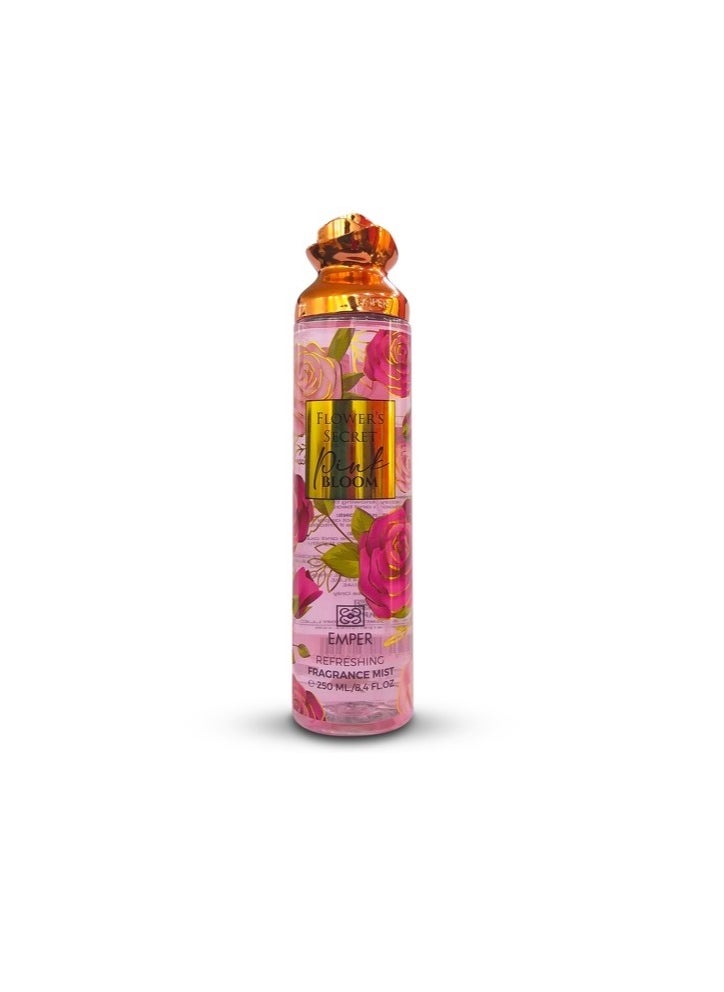 Emper - Flower's Secret Pink Bloom Body Mist For Women 250ml - Image 1
