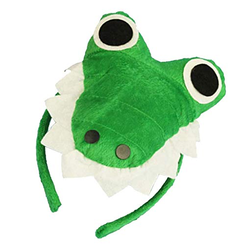FRECI Animal Headband Plush Party Headpiece Hair Hoop Party Cosplay Costume Props Crocodile - Image 5