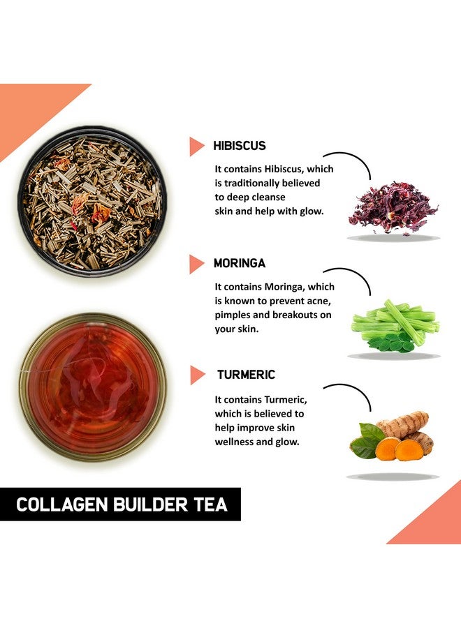 TEACURRY Collagen Builder Tea (1 Month Pack | 100 Grams) - For Skin, Hair, Nails (With Vitamin C, Biotin) - Image 4