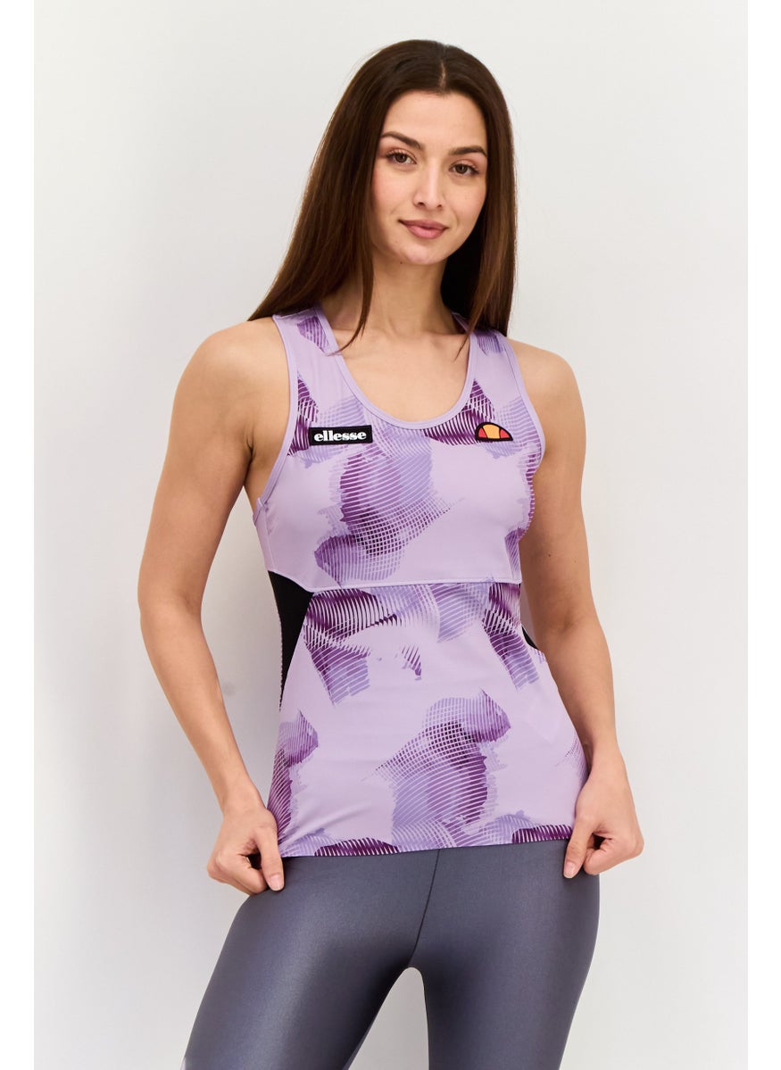 Ellesse Women Sportswear Fit Sleeveless Training Tank Top, Light Purple  - Image 1