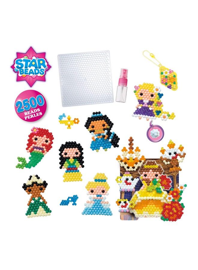 Aquabeads Disney Princess Creation Cube Complete Arts & Crafts Bead Kit For Children Over 2 500 Beads & Display Stand The Create Belle Ariel Tiana Rapunzel And More - Image 3