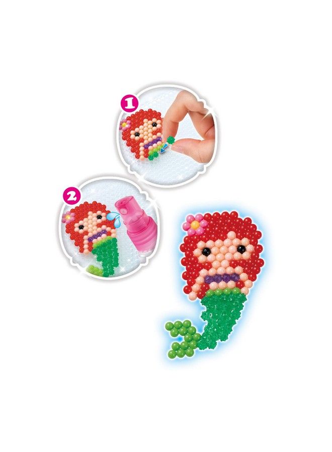 Aquabeads Disney Princess Creation Cube Complete Arts & Crafts Bead Kit For Children Over 2 500 Beads & Display Stand The Create Belle Ariel Tiana Rapunzel And More - Image 5