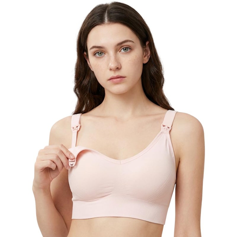 Celary Lightly Padded Maternity Feeding Bra for Women - Ultra Lightweight Soft Cotton - Image 1