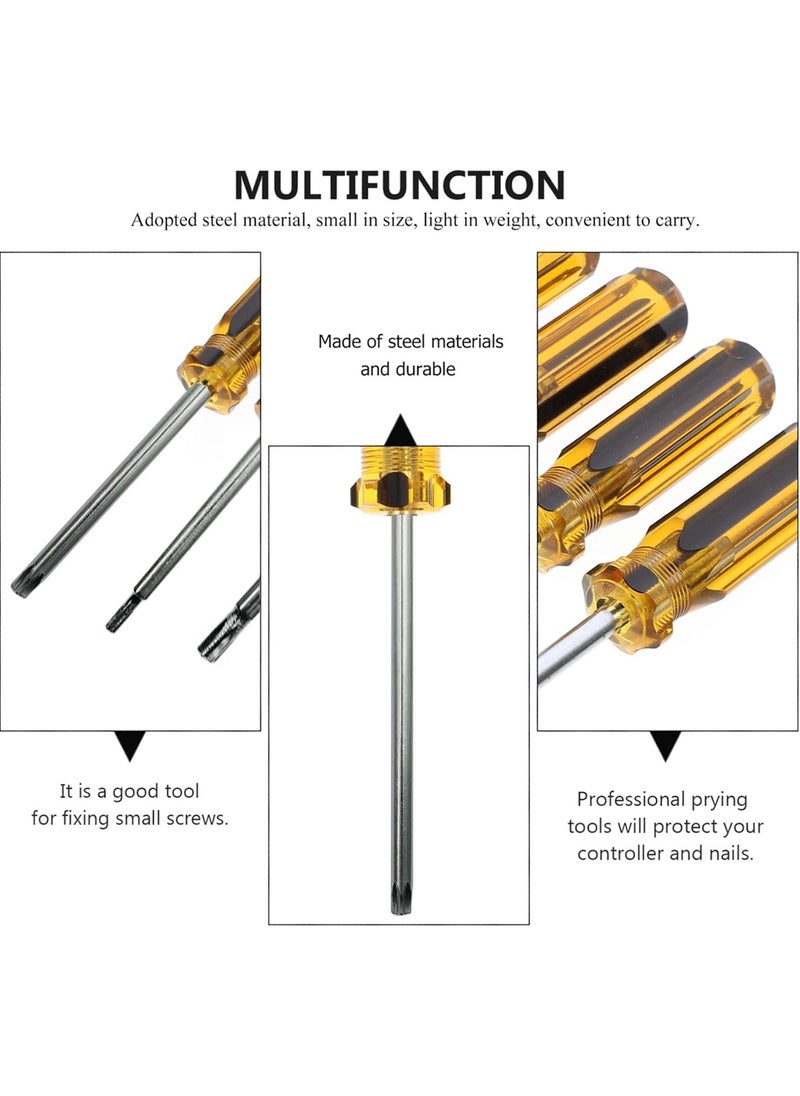 Generic - 6 Pcs Screwdriver Set T10 T15 T20 T25 T27 T30 Set CR-V Professional Multi-purpose Screwdriver Set With Hanging Rack SCEY SCY8241 - Image 1