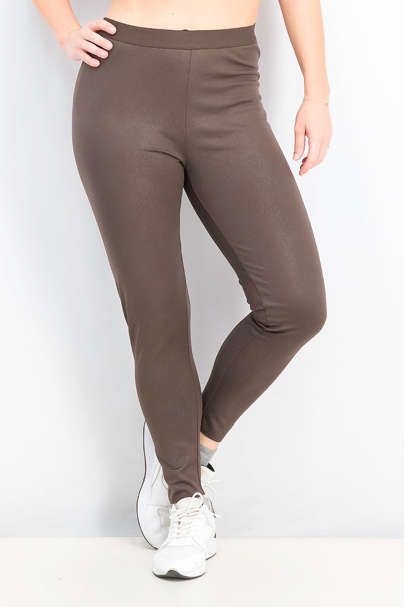 Tchibo Women Pull On Leggings, Brown - Image 1