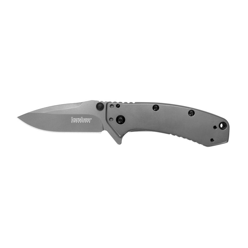 Kershaw Cryo Knife, 2.75" Stainless Steel Drop Point Blade, Assisted Opening Everyday Carry Pocket Knife - Image 1