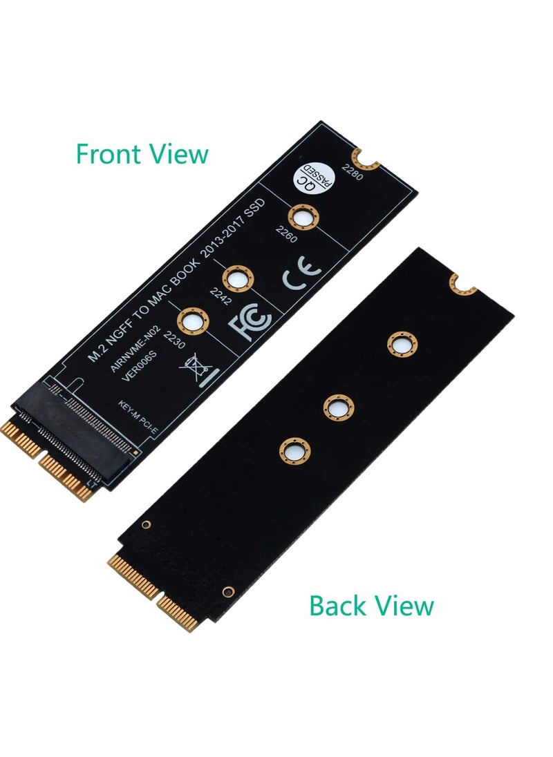 Generic Mostpoint M.2 SSD External Memory Adapter Card for MacBook Air (2013-2017) Upgrade, Black,  - Image 2