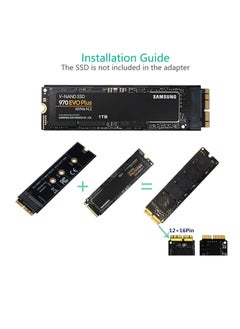 Generic Mostpoint M.2 SSD External Memory Adapter Card for MacBook Air (2013-2017) Upgrade, Black,  - Image 4