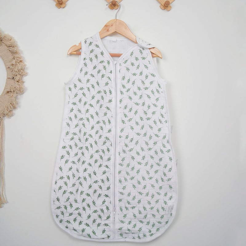 Theoni Cotton Mulsin Sleeping Bag/Sleeping Sack (0-6 Month, Santorini Sun) - Image 5