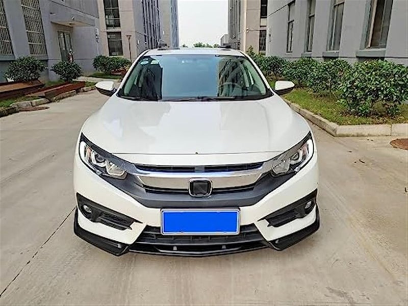QASULER Front Bumper Lip Spoiler for Civic 2016-2020 - Image 2