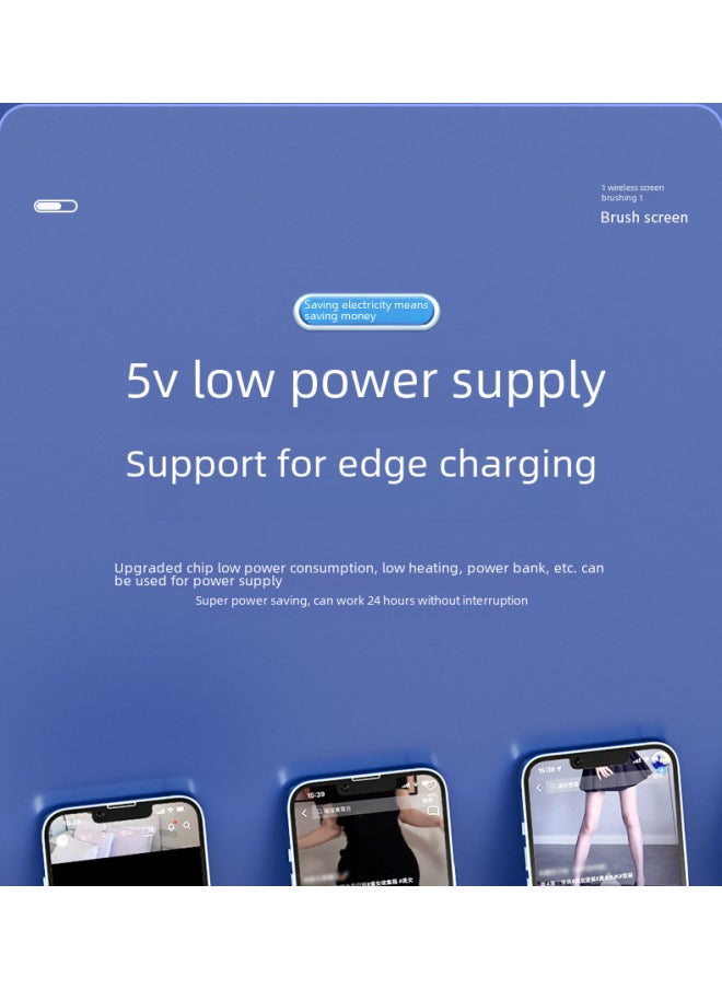 Smart Bluetooth Screen Scraper Automatic Screen Brush Physical Random Adjustment Era Professional Mobile Phone Tool-Color:Cool Black* Wireless U10 One Machine And Two Heads - Image 4