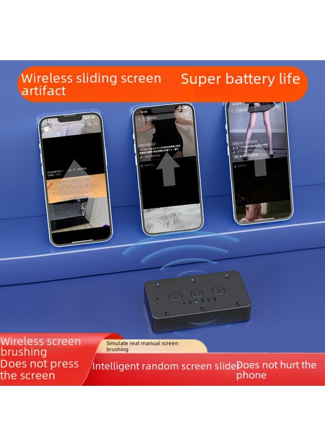 Smart Bluetooth Screen Scraper Automatic Screen Brush Physical Random Adjustment Era Professional Mobile Phone Tool-Color:Cool Black* Wireless U10 One Machine And Two Heads - Image 1