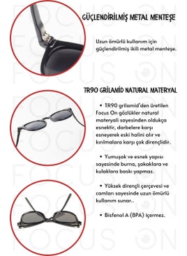 Focus On Tomas Black Polarized Men's Sunglasses | Flexible Lightweight Unbreakable  - Image 3