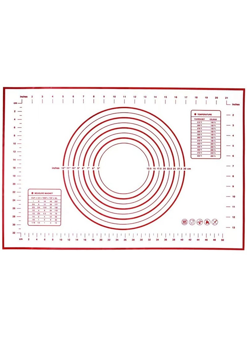 Stainless Steel Rolling Pin Kneading Pad Set Adjustable Thickness Rolling Rod With Scale Baking Cake Roller Dough Tools - Image 4