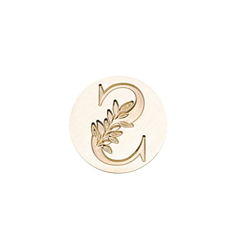 SWANGSA Initial Alphabet S Wax Seal Stamp, Vintage Elegant Botanical Leaves Letter Sealing Stamp for Wedding Party Invitation, Gift Wrap, Envelope, Christmas Thanksgiving Card (S) - Image 3
