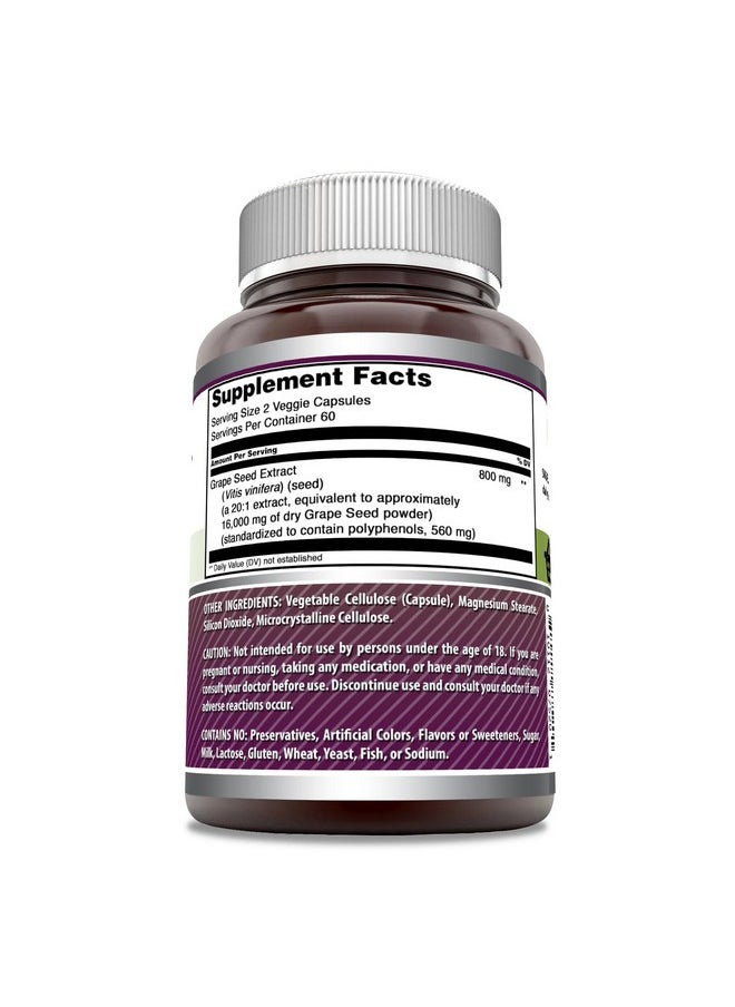 Amazing Formulas Grapeseed Extract 16000mg Per Serving Veggie Capsules Supplement | 20:1 Extract | Non-GMO | Gluten Free | Made in USA (120 Count) - pzsku/Z373C3C68787177EF9B00Z/45/_/1740203353/1a4f298d-f877-4845-a8d8-7e709f09525b