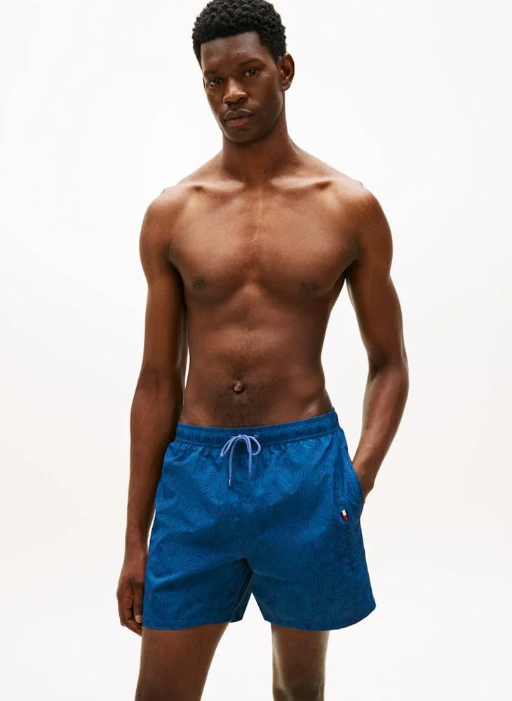 TOMMY HILFIGER Original Print Mid Length Swim Shorts