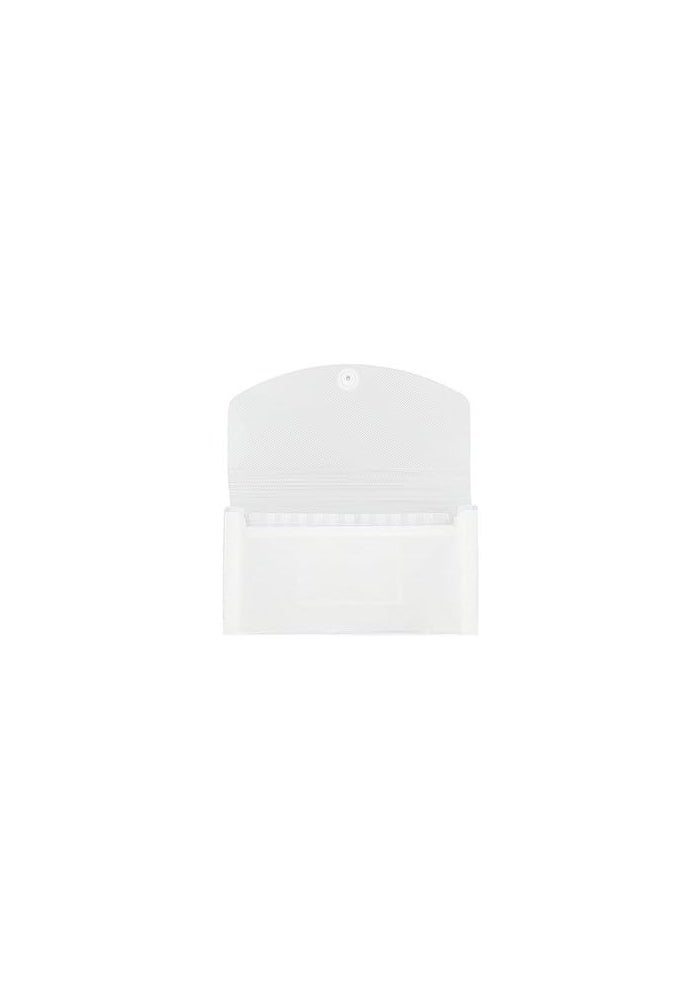 JAM Paper Clear 13-Pocket Expanding File with Button and String Closure - Image 3