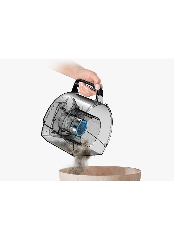 Canister Vacuum Cleaner With Cyclone Force Technology Powerful Suction Efficient Dust Separation And Compact Design For Home Cleaning