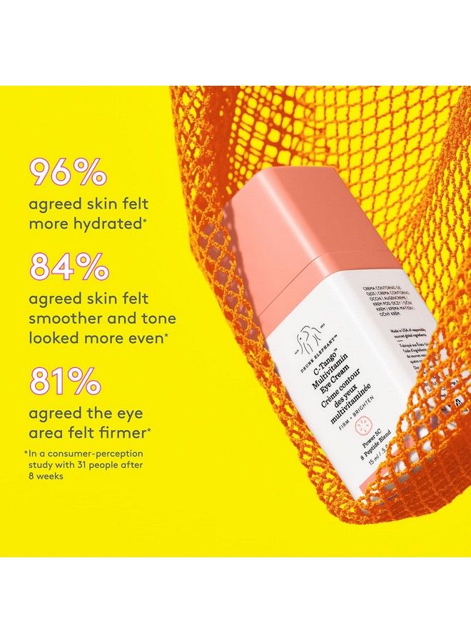 Drunk Elephant كريم Ctango Multivitamin تحت العين. كريم تفتيح وتجديد مع فيتامين C (15 مل / 0.5 أونصة سائلة) - Image 4