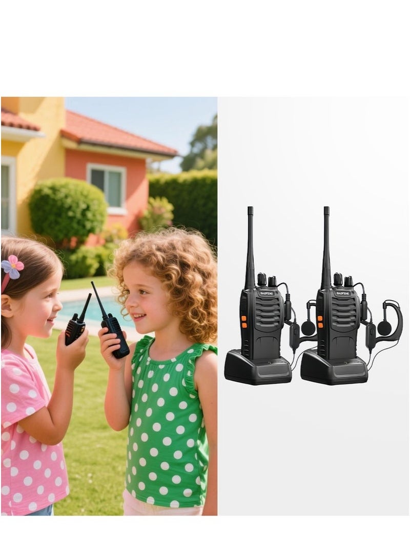 Toys for 3-12 Year Old Boys Girls with LCD Flashlight, Kids 2Pack Long Range 22 Channels 2 Way Radio for Hiking Camping, Birthday Gift Present  - Image 2