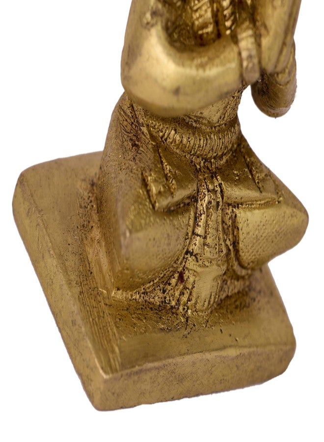 GURU JEE™ Handmade Brass Statue Mother Goddess Parvati Maa Idol Murti Sitting Religious Gifts for Puja Mandir Temple Home Décor Gifts Showpiece - Image 5