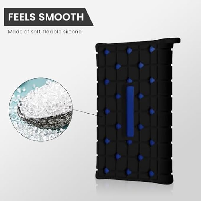 rayihni ® SILICONE SLEEVE FOR SAMSUNG T7 PORTABLE SSD CASE FOR SAMSUNG T7 TOUCH, SILICONE PROTECTIVE SLEEVE SSD PORTABLE BAG FOR SOLID STATE DRIVE ANTI-SCRATCHES CARRYING CASE FOR SAMSUNG T7 TOUCH - Image 3