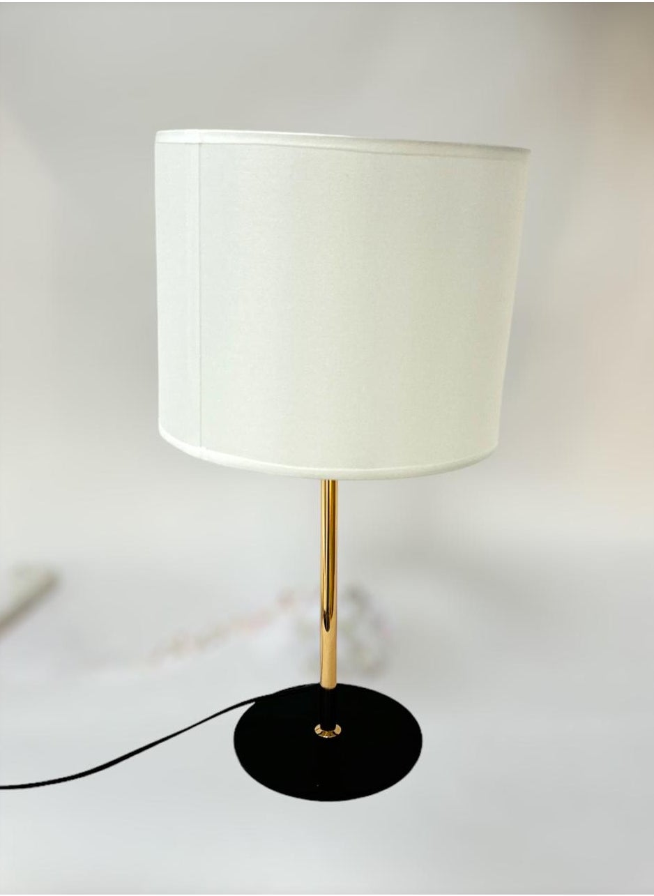 Living Black/gold table lamp, 55 cm 