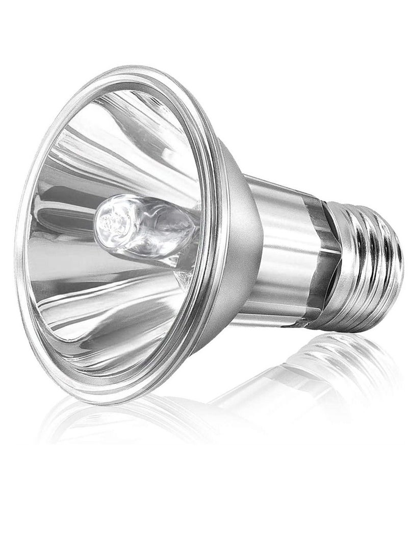 Reptile Halogen Bulbs E27 50W Dimmable UVA/UVB Full Spectrum Tortoise Heating Bulb Backlight Basking Spotlight for Turtle Lizard Snake Amphibian - Image 5