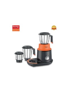 PRESTIGE Prestige Stack-O-Mix 750 W Mixer Grinder with 3 Ss Jars, Black & Orange  - Image 2