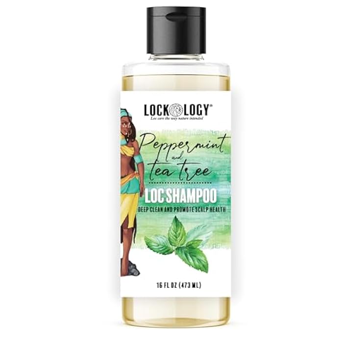 Lockology Loc Shampoo Dreadlock Shampoo with Peppermint Tea Tree, Organic For Dreads | Dreadlock Hair Products - Image 1