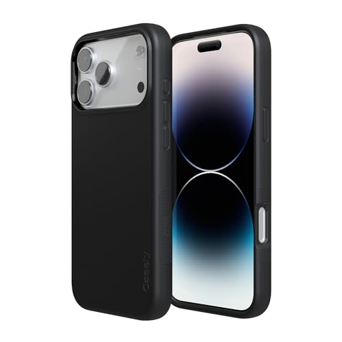Casely iPhone 17 Pro Max Case | Black on Black | Bold Protective Design | Compatible with MagSafe - Image 2