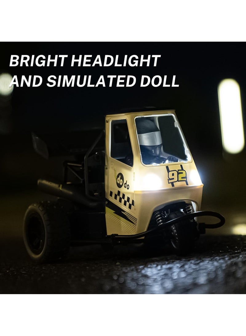 Remote Control Car, 1:16 RC Motorcycles for Children, 22 kmh Remote Control Car Truck, 2.4 GHz RC Car with Batteries, Proportional Steering, Spray, Music, Lights for Adults - Image 3