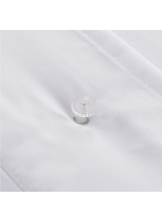 Levinsohn Fresh Ideas Bedskirt Pins  Set Of 12  White  King