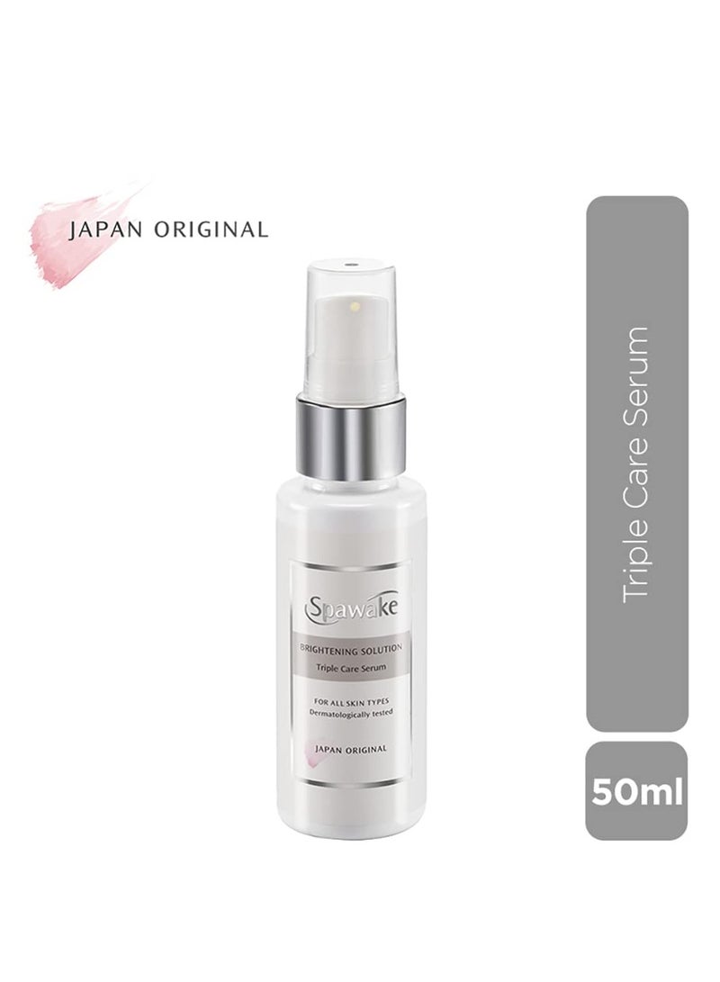 Spawake Face Serum Brightening Triple Care with Vitamin C B3 E 50ml - Image 2