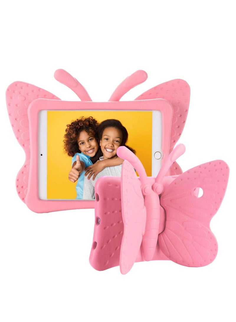 راكسوم حافظات ELTERAZONE iPad الجيل السادس للأطفال iPad 9.7 Case 2018/2017 خفيفة الوزن مقاومة للأطفال من إسفنج EVA الناعم وحامل واقي للكمبيوتر اللوحي لجهاز iPad الجديد 9.7 بوصة A1893/A1954/A1822/A1823 - وردي فاتح - Image 1