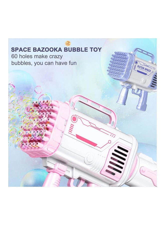 HTC Water Bubble Bazooka Gun 14cm 60 Holes Large Blaster Toy for Outdoor Play Kids Everyday Use - Image 2