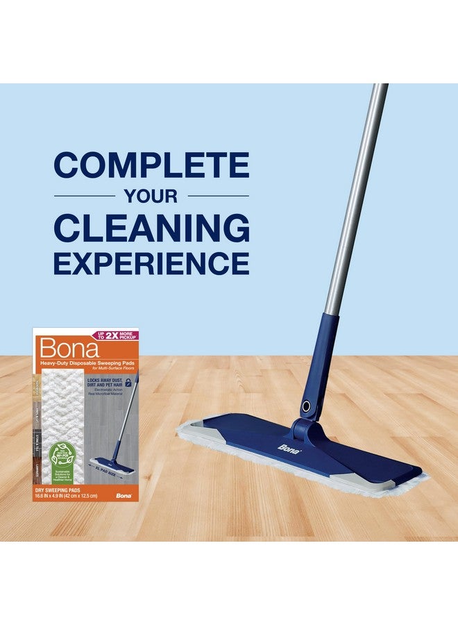 بونا وسادات تنظيف بونا للأرضيات متعددة الأسطح - ٢٤ عبوة قابلة لإعادة التعبئة - وسادات شديدة التحمل وقابلة للاستخدام مرة واحدة - وسادات من الألياف الدقيقة كبيرة الحجم تزيل الغبار والأوساخ وشعر الحيوانات الأليفة - Image 4