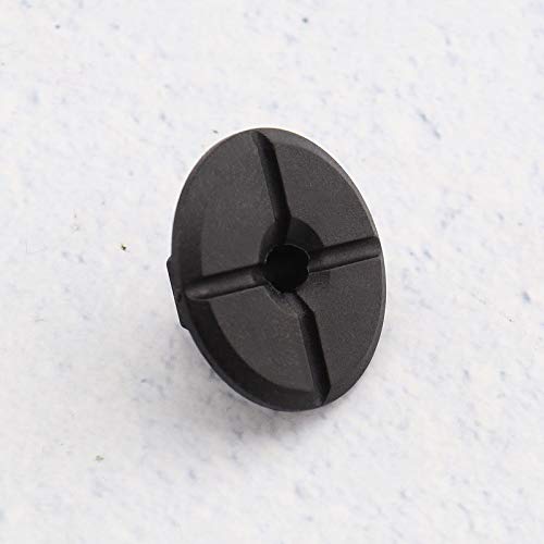 Micro Traders صواميل بلاستيكية غير ملولبة سوداء 50 قطعة 4 مم للتزيين في حواف العجلات وحماية الطين واللوحات السفلية والمصدات 2019900050 51711958025 - Image 5