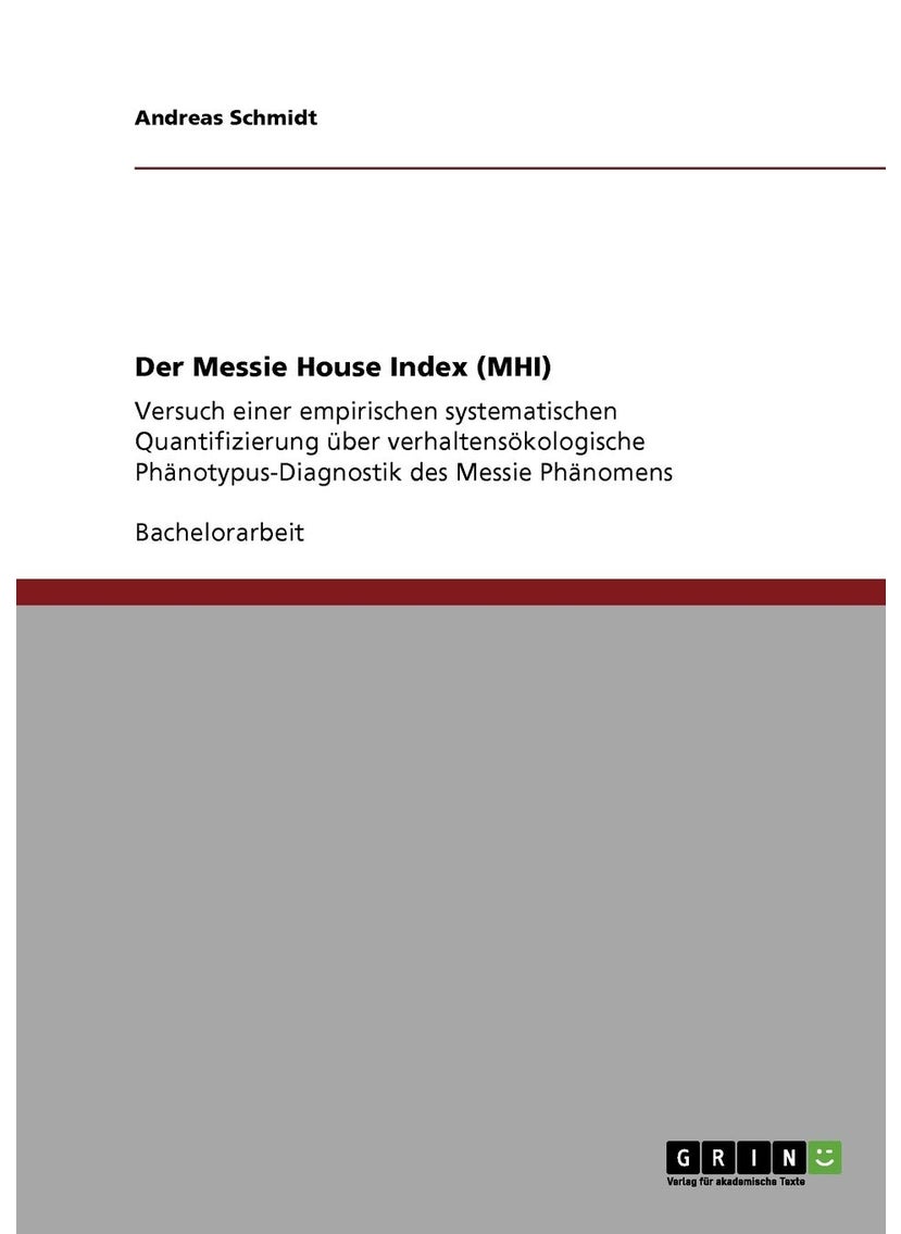 Der Messie House Index (MHI): Versuch einer empirischen systematischen Quantifiz 