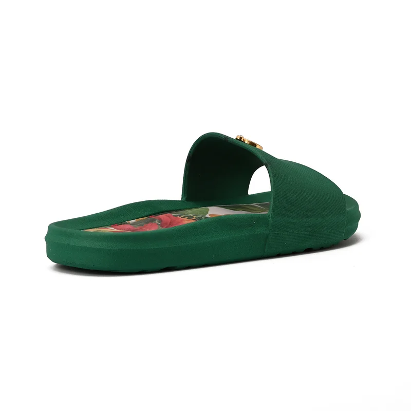 Carmen Steffens  Flip-Flops Slide Cs Forest Green for Women | Best Price UAE