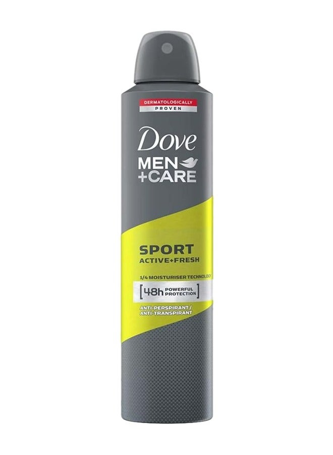Dove Men+Care Sport Active+ Fresh Anti-perspirant Deodorant Aerosol, 250ml