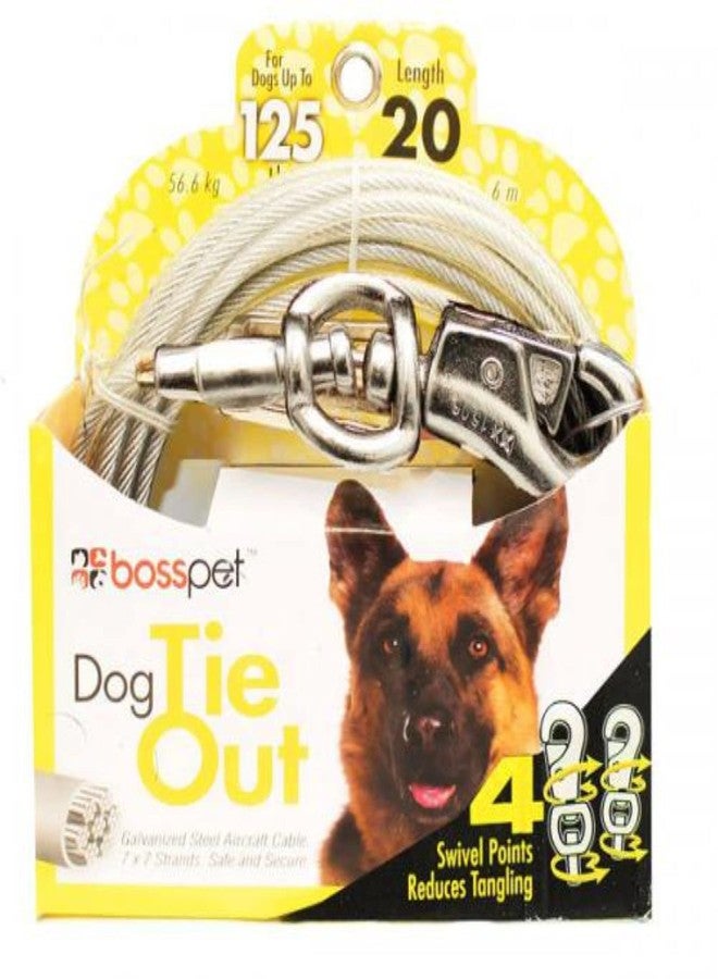 Boss Pet X-Large Dog Swivel Snap Tie Out 15ft - Image 1