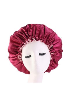 JoyousSto Women's adjustable reversible satin bonnet soft double sided sleep cap  - Image 1