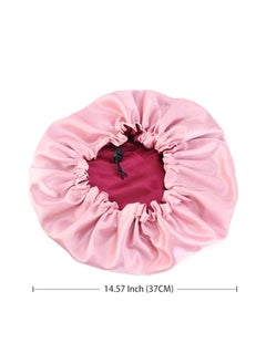 JoyousSto Women's adjustable reversible satin bonnet soft double sided sleep cap  - Image 3