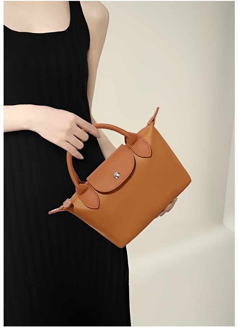 REOCLE Women's Shoulder Bag Crossbody Purse Messenger Bag Vegan Leather Ladies Clutch with Adjustable Strap Genuine Top Handle Handbags  - Image 2