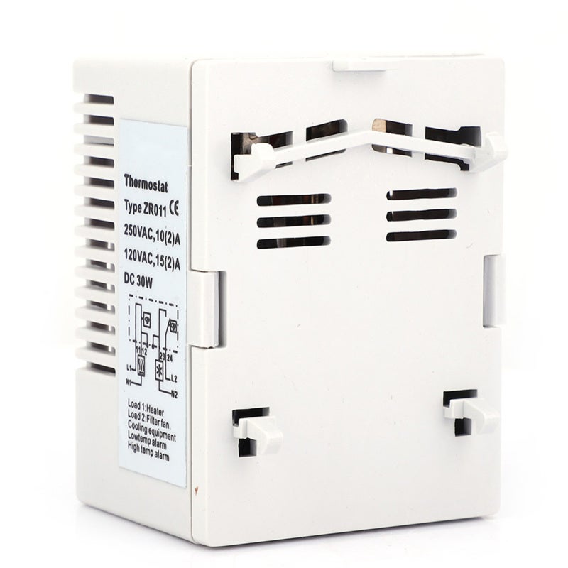 DIN Rail Temperature Controller: 12-250V Wide Voltage Input - PC Material With Heat Impact Resistance - For Electrical Equipment Installation & Industrial Use - Image 5