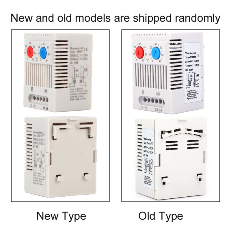 DIN Rail Temperature Controller: 12-250V Wide Voltage Input - PC Material With Heat Impact Resistance - For Electrical Equipment Installation & Industrial Use - Image 2