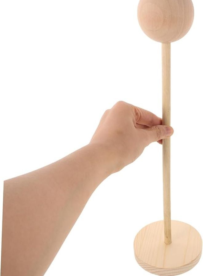 Doll Wig Display Stand With Non Slip Base 35X10X10CM For Showcasing Storing Wigs - Image 4